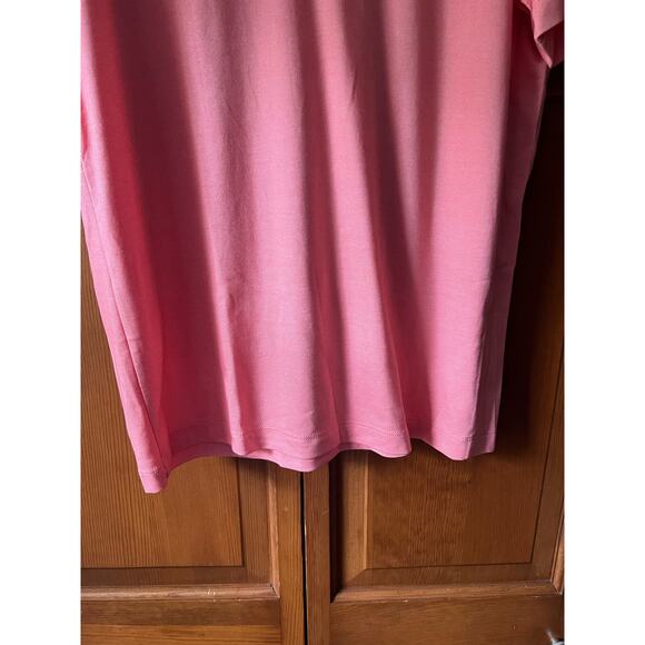 NWT J. Crew Men's Performance Polo Shirt With COOLMAX Grapefruit Pink Size L - Picture 5 of 12